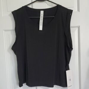 NWT Lululemon Jersey Training Rolled Cuff Black Sz 12